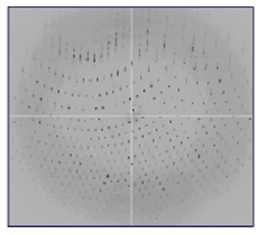 X-ray diffraction pattern of NotI